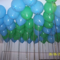 bolas com gás hélio