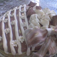 bolo com pasta americana