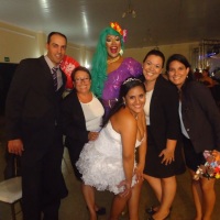 Casamento e o glamour drag.