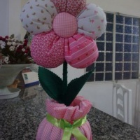 flor estampada