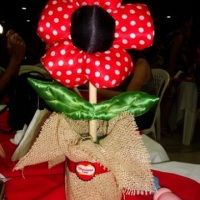 Flor tema Minnie