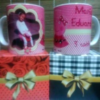 Caneca de porcelana 325ml - Aniversário