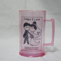 Caneca de acrílico (diversas cores)