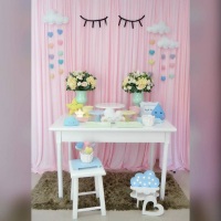 Decoração chuva de amor. 
Solicite um orçamento sem compromisso