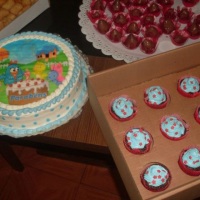 TORTAS tematicas CUPCAKES 