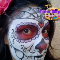 maquiagem Catrina Calavera(Caveira Mexicana)