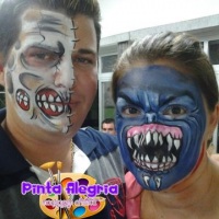 Maquiagem Zumbi e Alien