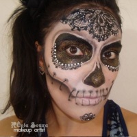 Caveira mexicana rendada
