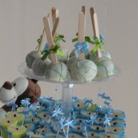 Cake pops chá de Bebe