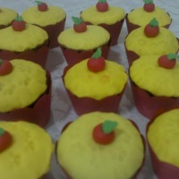 Cupcake Branca de Neve