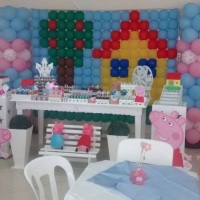 Decoração Peppa Pig 01Provençal / Clean