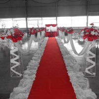 salao vermelho e branco
