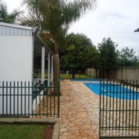 Entrada da área de lazer