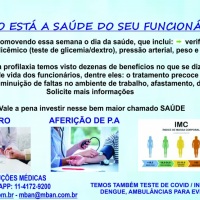 DIA DA SAÚDE, SOLICITE INFORMAÇÕES