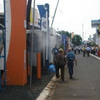 Climatização Evaporativa Stand  Agrishow.
14 99799 1477 - watsapp  vendas e locações