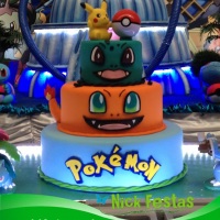 Aluguel de bolo cenográfico Pokémon