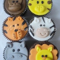 Cupcakes Bichos da floresta