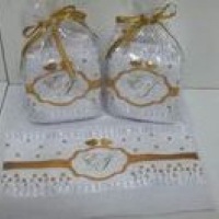 Toalhinha lavabo. Lembrancinha casamento