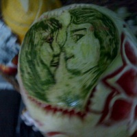 Desenho em Frutas