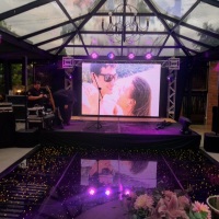 Som, Painel de Led, Palco, Iluminação para pista de Dança