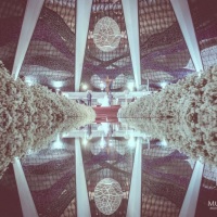 Fotografia de casamento na Catedral de Brasilia.
