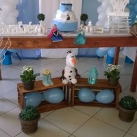 Tema Tema Frozen - festa de aniversário infantil