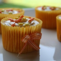 CupCakes de Abóbora com coco