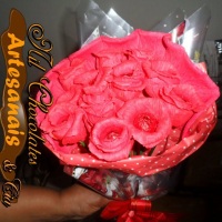 buques de rosas com trufas