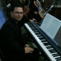 trio teclado ,violino e cello