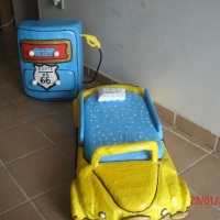 arte em isopor para eventos automotivo