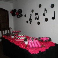 MESA DE BOLO FESTA ANOS 80