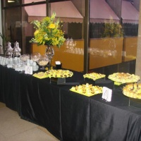 Mesa de café, chá e doces