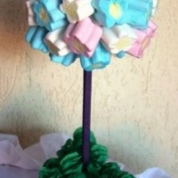 Topiaria de marshmallow