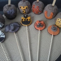 Pirulitos de chocolate