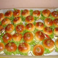 mini hamburguer