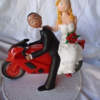 noivos na moto