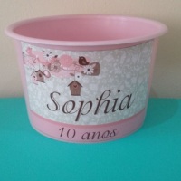 Baldinho de pipoca