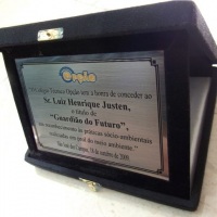 placas de homenagem dedicação do funcionário