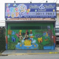 Fachada do salão