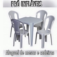 Aluguel de mesas e cadeiras