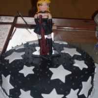 Boneca coelhinha da playboy com guitarra
