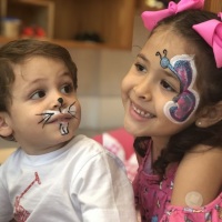 Pintura Facial: Porque eles podem ter ou ser o que quiserem!! De onça pintada pintada a borboletinha
