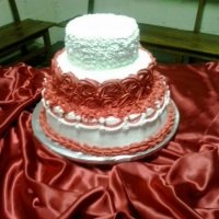 vermelho e branco 
casamento