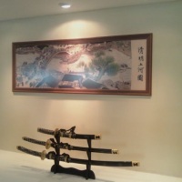 decoração(espada samurai)