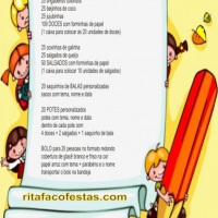 KIT ESCOLA 
para 20,30,40 crianças