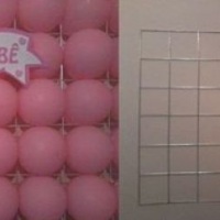 Locação tela de balão com 54 bexigas -pegue e monte-R$35,00