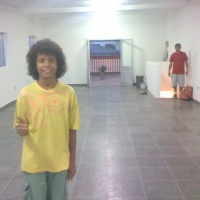 Gabriel filho e Zé pintor/ fundos