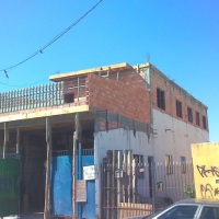 Salão em obra