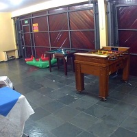 Área reservada aos brinquedos.