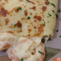 Crepe Frances de camarão